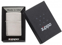Зажигалка Zippo 200 Brushed Chrome