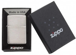 Зажигалка Zippo 200 Brushed Chrome - Img 3
