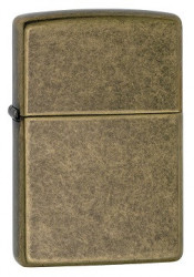 Зажигалка Zippo 201FB Antique Finish Brass