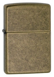 Зажигалка Zippo 201FB Antique Finish Brass