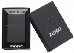 Зажигалка Zippo 218 Black Matte - Img 3