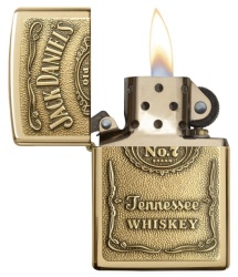 Зажигалка Zippo 254BJD 428 Jack Daniels Brass Emblem - Img 2