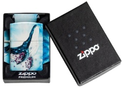 Зажигалка Zippo 46042 Blue Whale Design 540 Color - Img 5