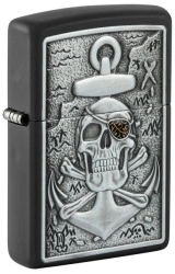 Зажигалка Zippo 48122 Skull Anchor Emblem Design