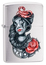 Зажигалка Zippo 49112 Stylized Tattoo Design
