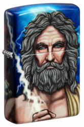 Зажигалка Zippo 49193 Greek God Clash 540 Color Design