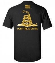 Футболка Gadsden and Culpeper - Dont Tread on Me Black