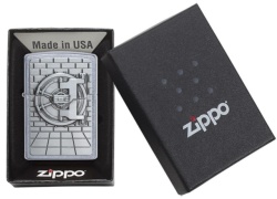 Зажигалка Zippo 29555 Safe with Gold Cash Surprise Emblem