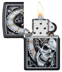 Зажигалка Zippo 29854 Skull and Clock - Img 2