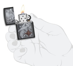 Зажигалка Zippo 48120 Shark Ship Emblem Design - Img 6