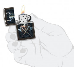 Зажигалка Zippo 49106 Anne Stokes Viking Warrior Skull - Img 4