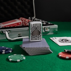 Зажигалка Zippo 49637 Ace Of Spades Emblem - Img 2
