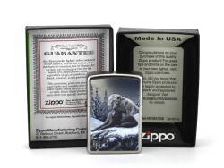 Зажигалка Zippo 80328 Lisa Parker Wolves in the Snow - Img 3