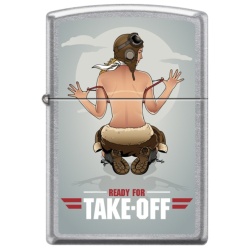 Зажигалка Zippo 81641 Pin-up Girl, Ready for Take - Img 5