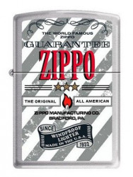 Зажигалка Zippo 200 World Famous Guarantee