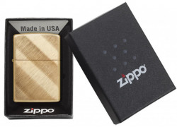 Зажигалка Zippo 29675 Diagonal Weave Brass - Img 3