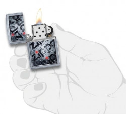 Зажигалка Zippo 29838 Diamond Plate Design - Img 4