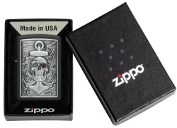 Зажигалка Zippo 48122 Skull Anchor Emblem Design - Img 3