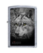 Зажигалка Zippo 5179 Black and White Wolf