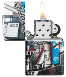 Зажигалка Zippo Greetings From Zippo 540 Color Design - Img 3