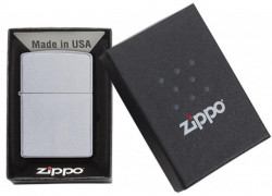 Зажигалка Zippo 205 Satin Chrome - Img 3