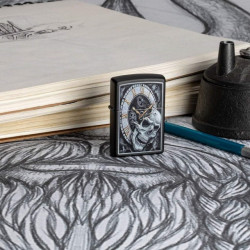 Зажигалка Zippo 29854 Skull and Clock - Img 5