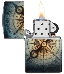 Зажигалка Zippo 48562 Compass Ghost Design