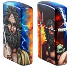 Зажигалка Zippo 49193 Greek God Clash 540 Color Design - Img 5