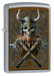 Зажигалка Zippo 80886 Anne Stokes Viking Warrior Skull