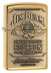 Зажигалка Zippo 254BJB 929 Jim Beam Brass Emblem