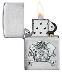 Зажигалка Zippo 49293 Card Skull Emblem - Img 2