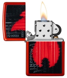 Зажигалка Zippo 49584 Flame Logo Design - Img 3