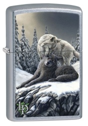 Зажигалка Zippo 80328 Lisa Parker Wolves in the Snow