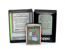 Зажигалка Zippo Green Poster Old Ad - Img 3