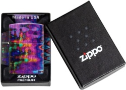 Зажигалка Zippo Purple Brush Stroke 540 Color Design