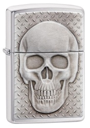 Зажигалка Zippo 29818 Skull with Brain Surprise Emblem
