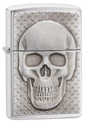 Зажигалка Zippo 29818 Skull with Brain Surprise Emblem