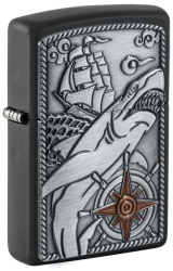 Зажигалка Zippo 48120 Shark Ship Emblem Design