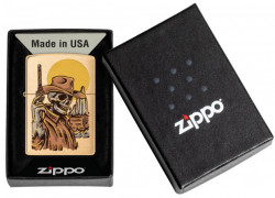 Зажигалка Zippo 48519 Cowboy Skull Design - Img 3
