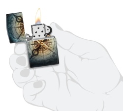 Зажигалка Zippo 48562 Compass Ghost Design