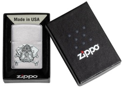Зажигалка Zippo 49293 Card Skull Emblem - Img 3