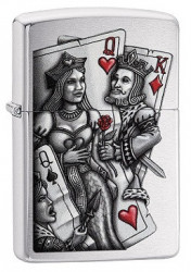 Зажигалка Zippo 79206 King and Queen