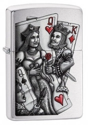 Зажигалка Zippo 79206 King and Queen