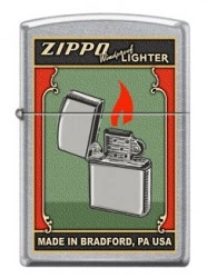 Зажигалка Zippo Green Poster Old Ad