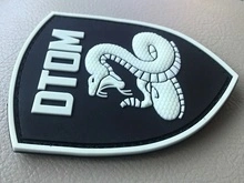 Нашивка (патч светящийся) DTOM PVC Patch - Img 3