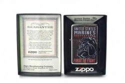 Зажигалка Zippo 207 USMC First To Fight - Img 2