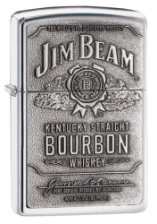 Зажигалка Zippo 250JB 928 Jim Beam Pewter Emblem