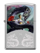 Зажигалка Zippo 2919 Anne Stokes Woman and Dragon