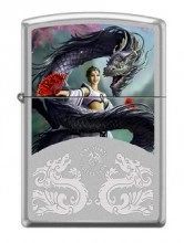 Зажигалка Zippo 2919 Anne Stokes Woman and Dragon