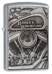 Зажигалка Zippo 29266 Harley Davidson Motor Flag